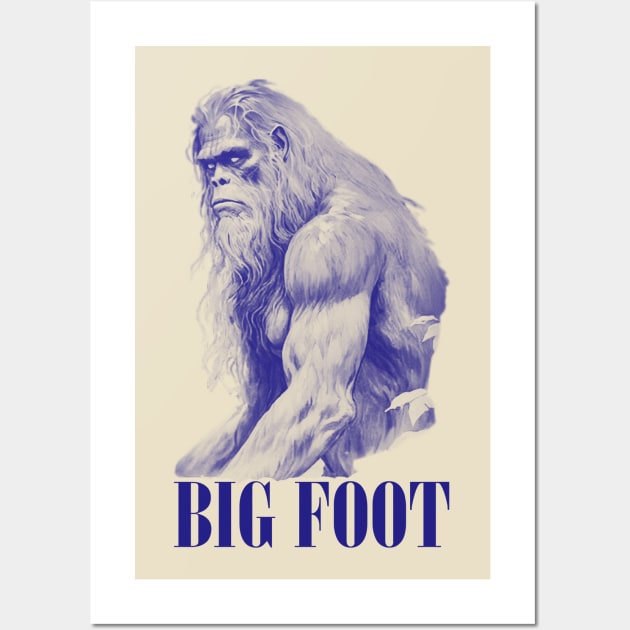 Big Foot Vintage Wall Art by Enzy Diva